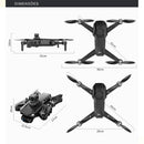 Drone L900 Pro GPS HD Wi-Fi Profissional - Cor Laranja e Preto